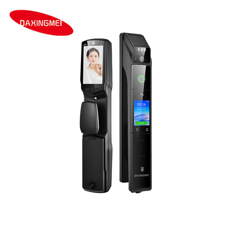 Smart Door Lock (3d Face Recognition Smart Fingerprint Password Lock Dual Lithium Battery Three Cameras)